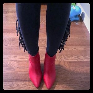 NWT Fringe Gray Leggings